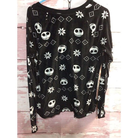 Vintage Disney Sleep Top Nightmare Before Christmas Size L Junior Women’s - Picture 3 of 13